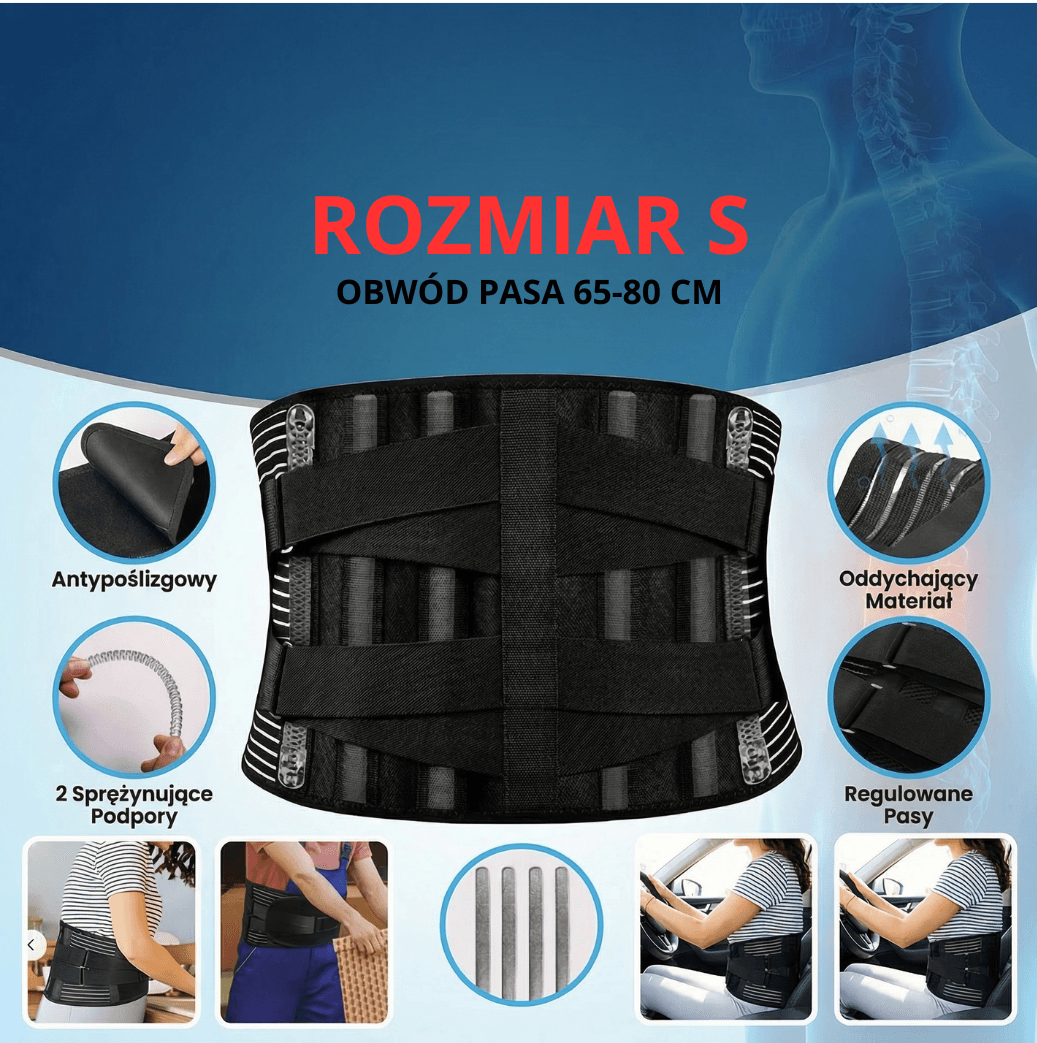 Ergonomiczny pas lędźwiowy SpineRest