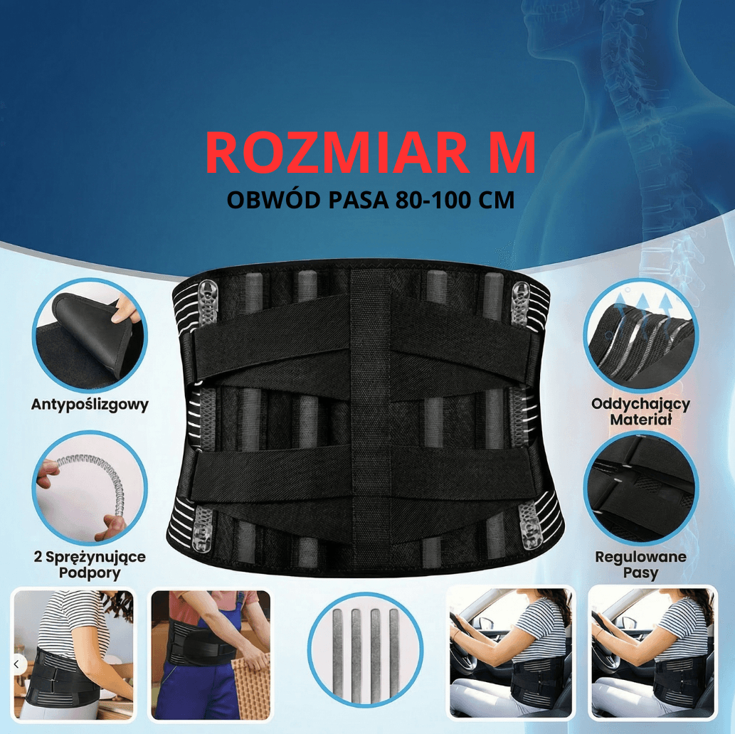 Ergonomiczny pas lędźwiowy